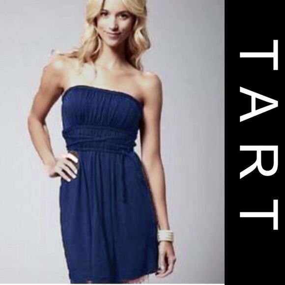 Tart Braided Twist Strapless Mini Dress - Picture 1 of 8
